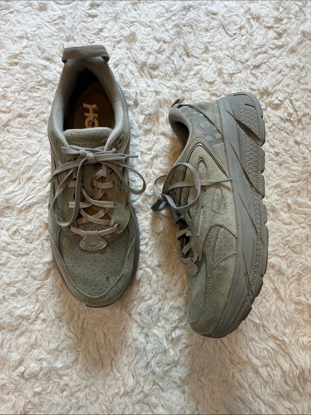 Hoka One One U Clifton L Suede Shoes